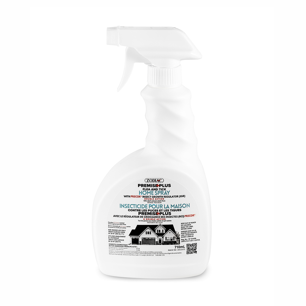 ZODIAC Premise PLUS Flea N Tick Home Spray 710mL_FRONT NO BG Medium