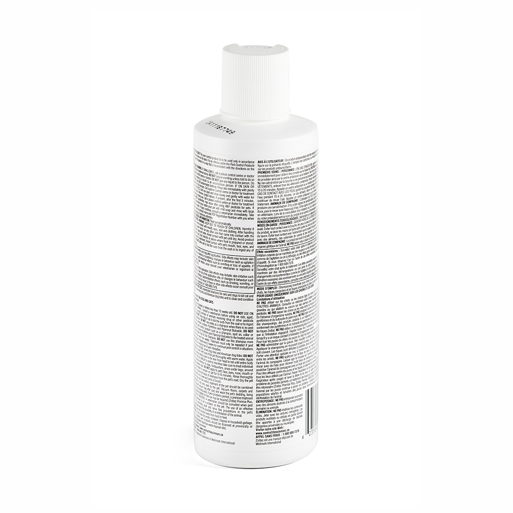 ZODIAC Flea N Tick Shampoo for Dogs and Cats 240 mL_BACK NO BG Medium
