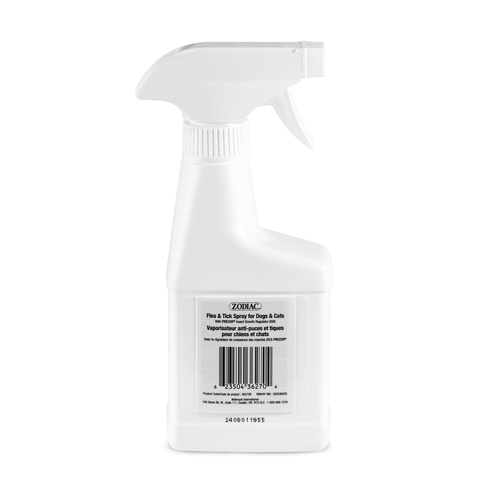 ZODIAC Flea N Tick Spray for Dogs and Cats 236mL_BACK NO BG Medium
